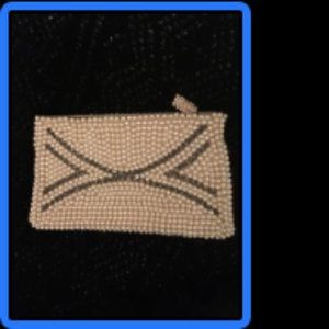 Circa 50's faux pearl Clutch bag